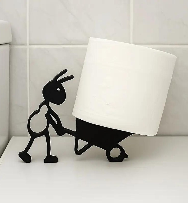 3D Printed Cute Tissue Holder Figurine image
