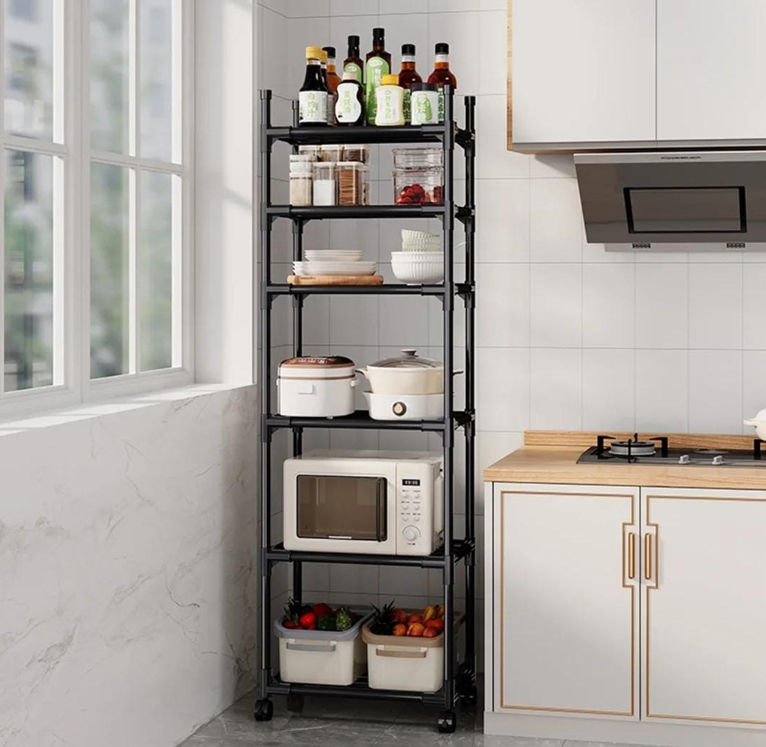6-Tier Multipurpose Kitchen Storage Rack image