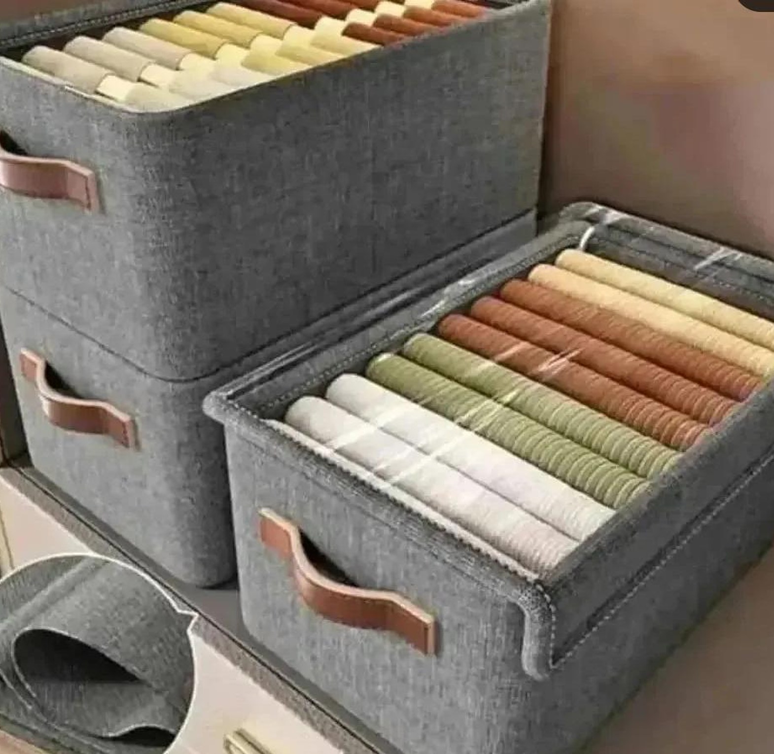 Foldable Closet Organizer with a PVC Cover image