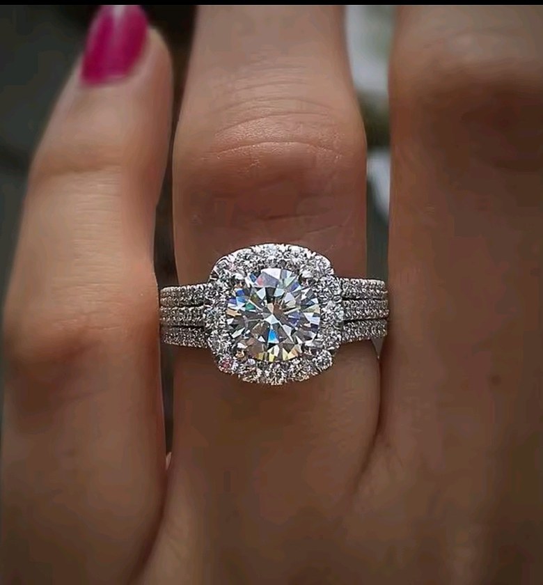 3 in 1 zirconia diamond ring image