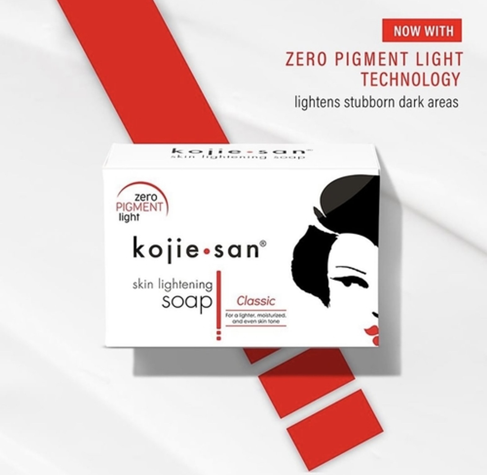 Zero pigment light kojie .san  skin lightening soap image