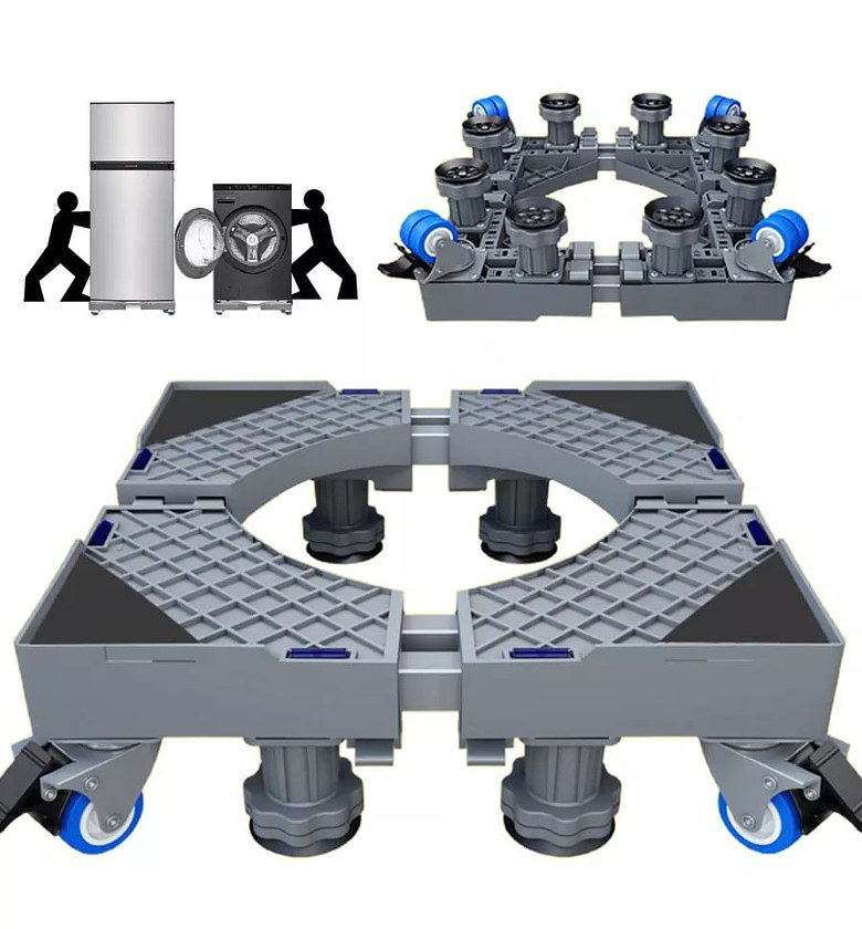 ADJUSTABLE/ EXPANDABLE HEAVY DUTY FRIDGE, WASHING MACHINE STAND 10cm high image