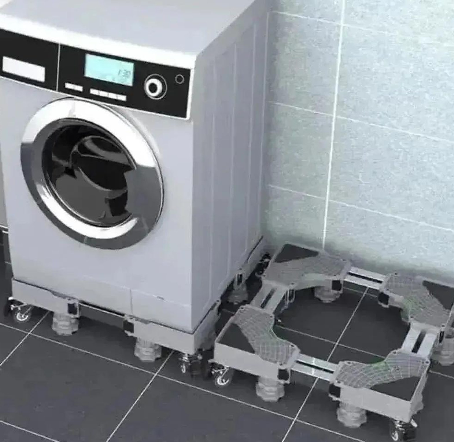 Heavy duty washing machine /fridge/cooker stand image