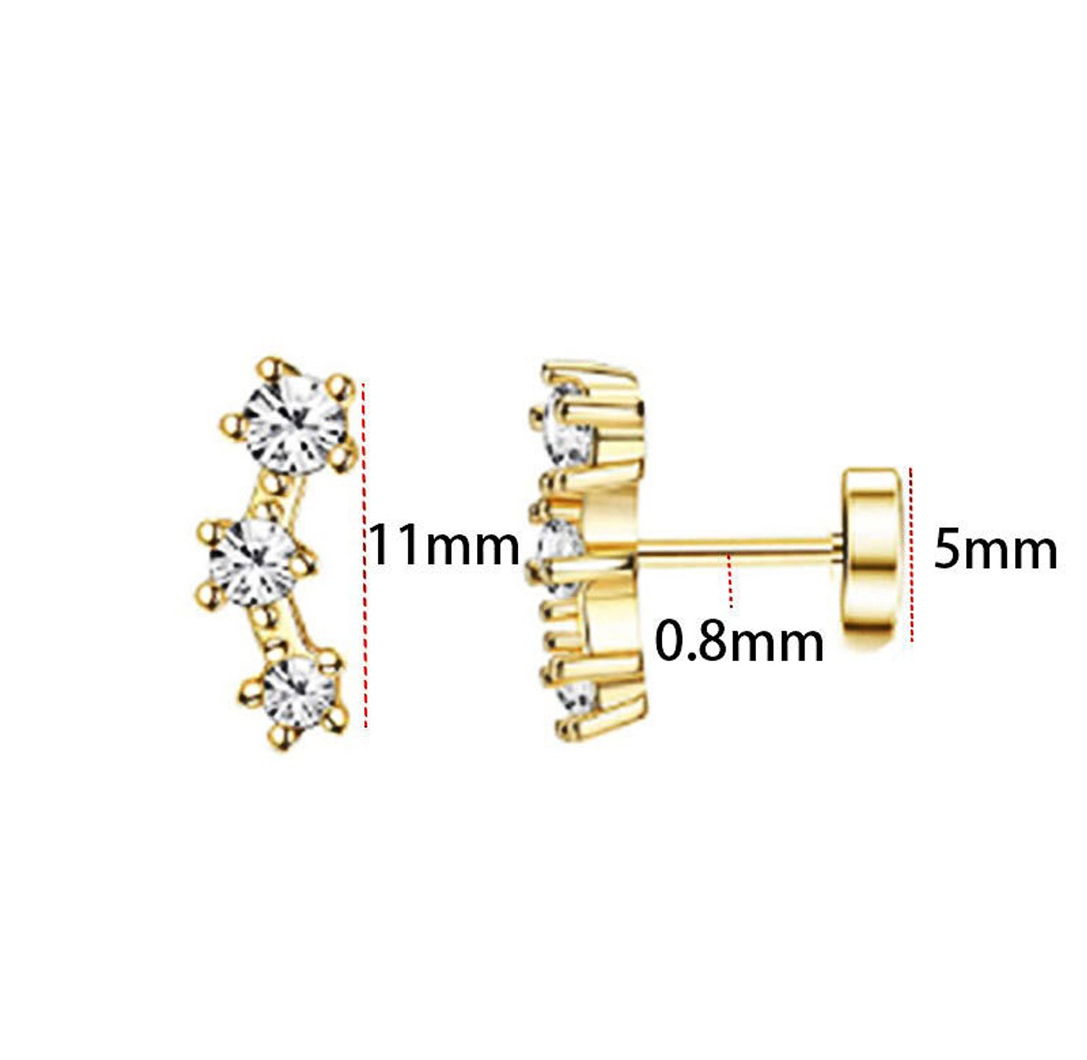 Constellation studs silver image