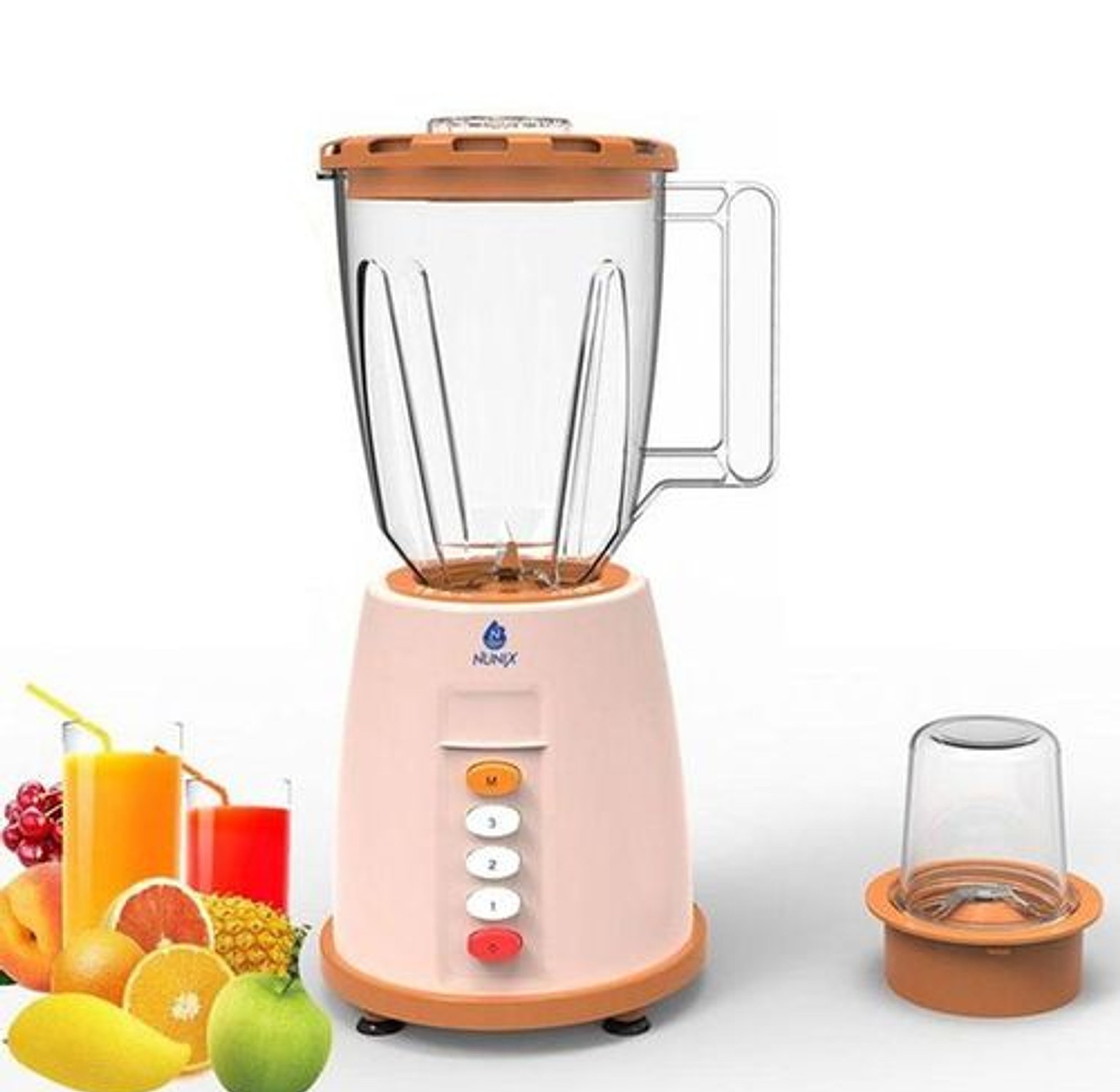 Nunix 2 In 1 Blender With Grinding Machine 1.5 Ltrs Model AK-100 image