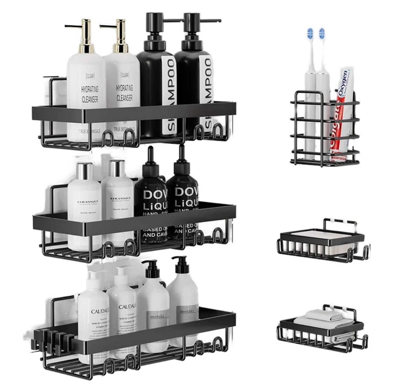 6-Piece Shower Caddy Set image