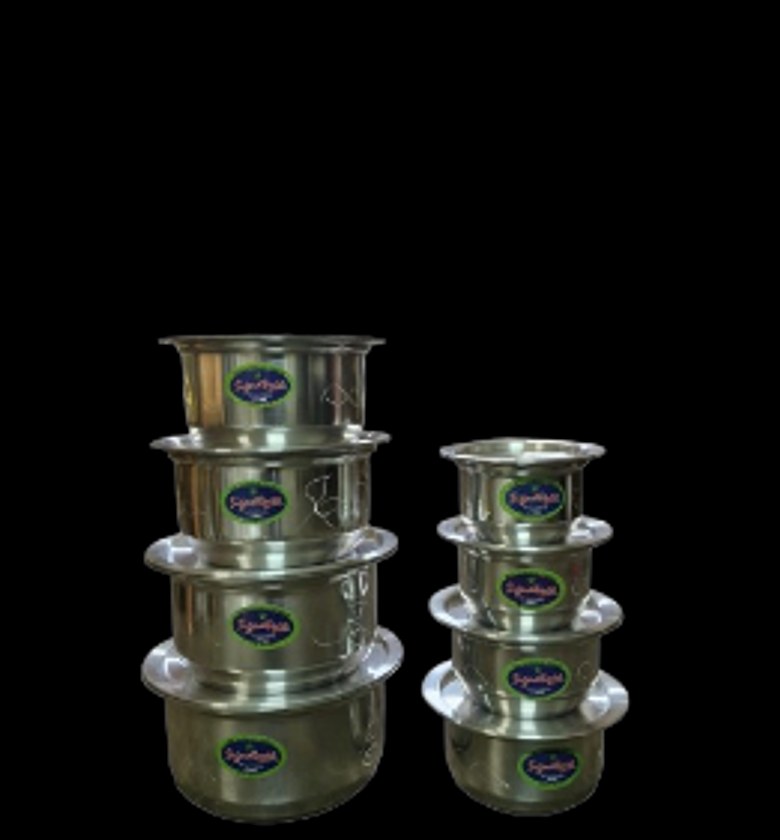 Signature 8-Piece Aluminum Sufurias Set No lids image