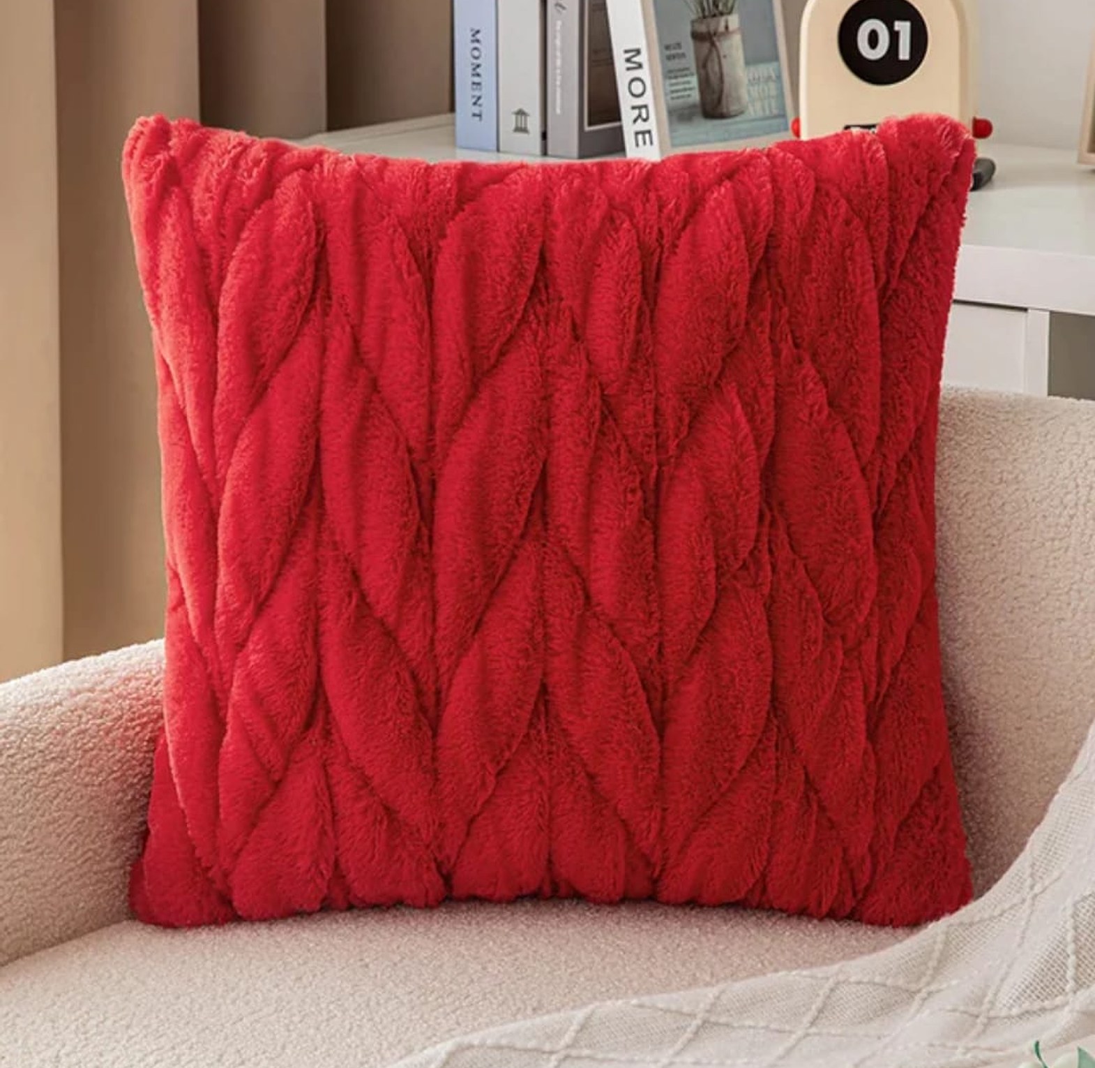 Woven Twist Velvet Cushion Cover image