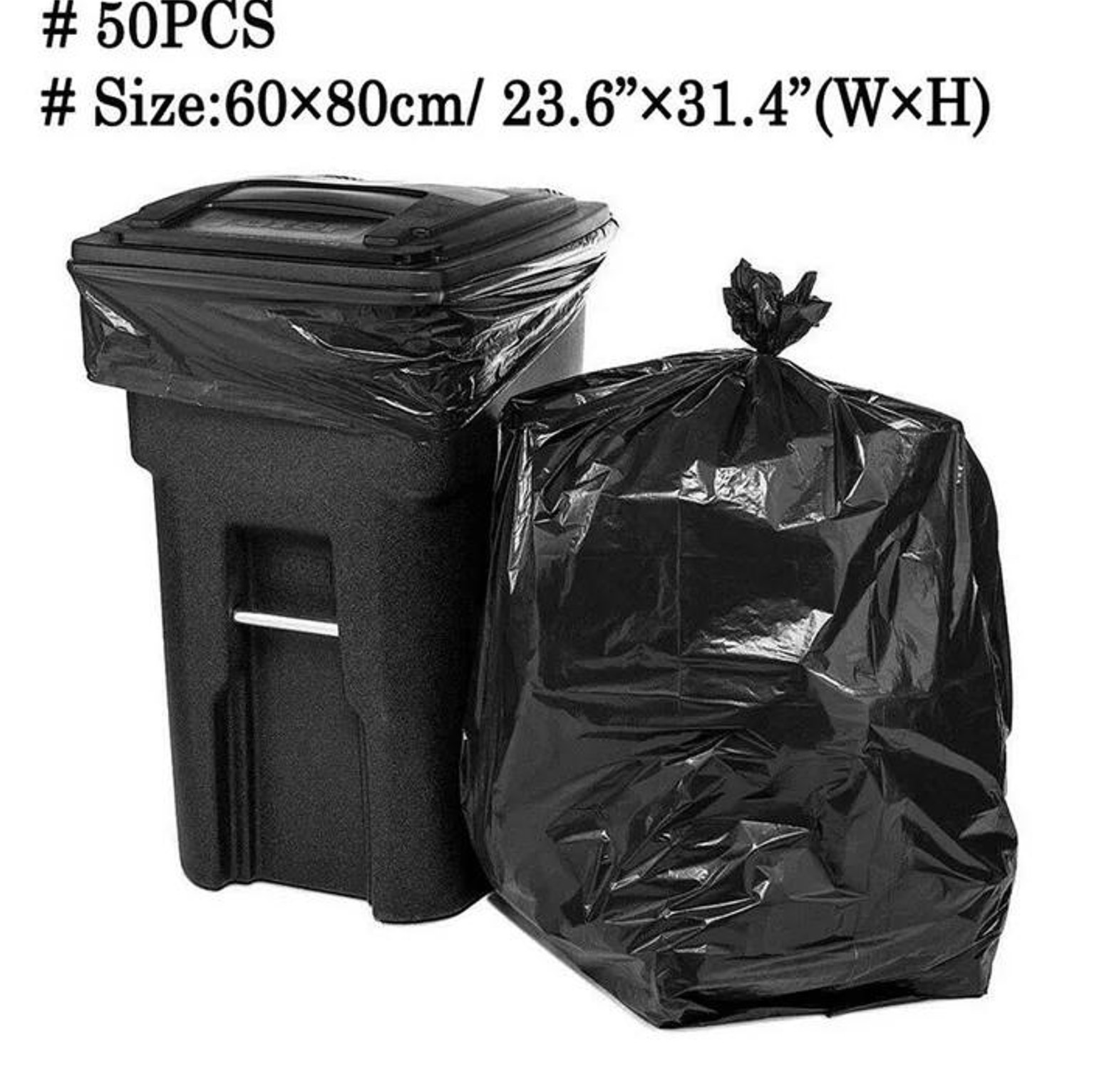 50pcs Big size Trashbags  image
