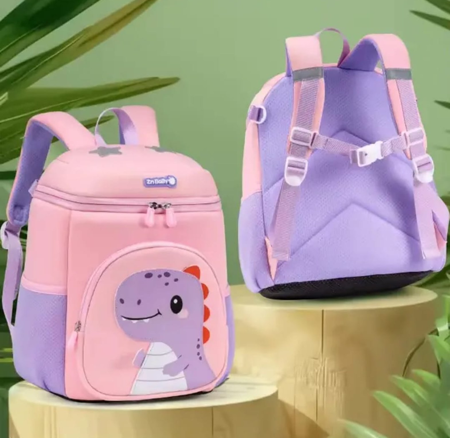 DinoRoar Kids Waterproof Mini Backpack image