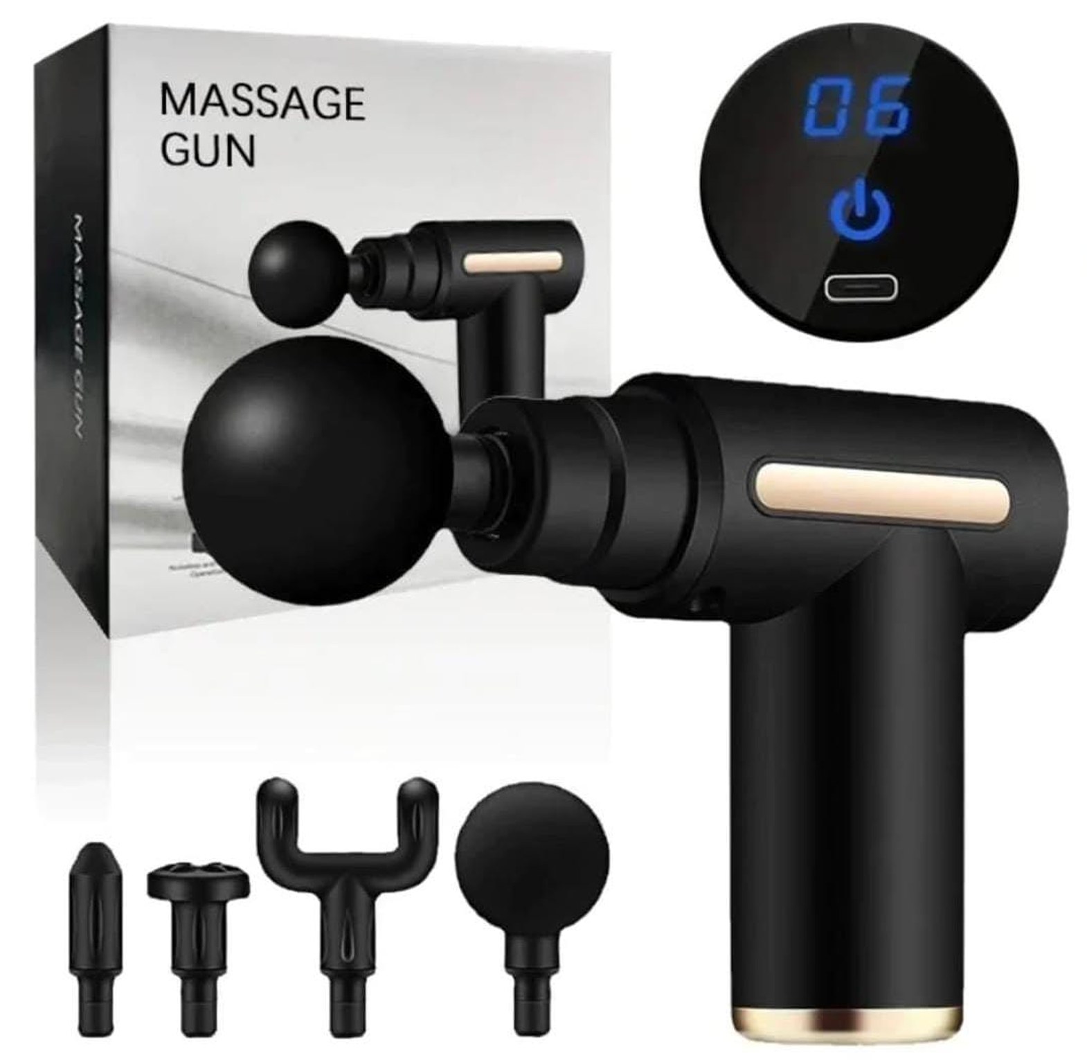 5 in 1 portable Gun massage image