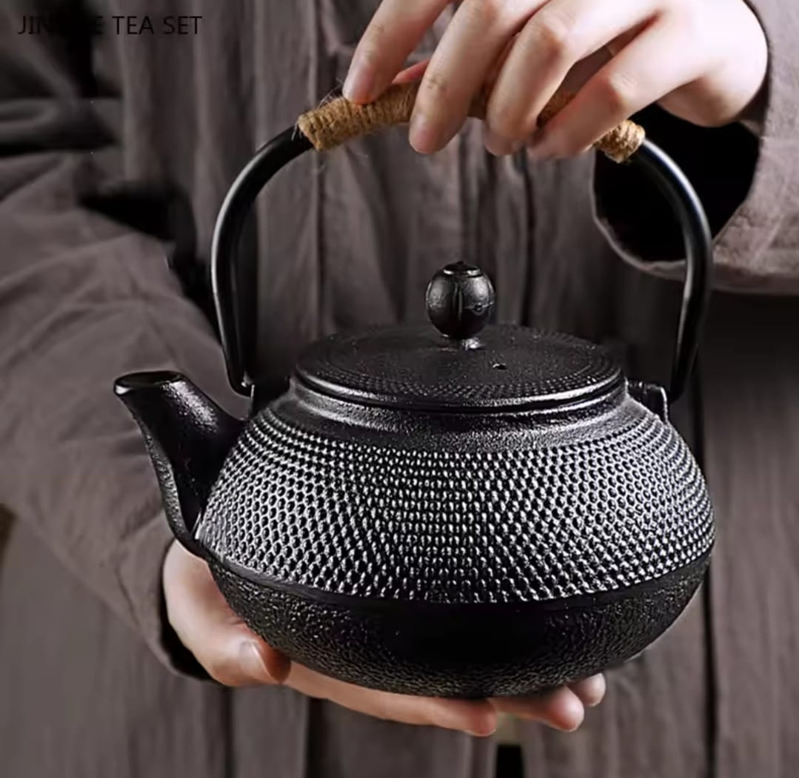 Cast Iron Japanese Teapot (Tetsubin) image