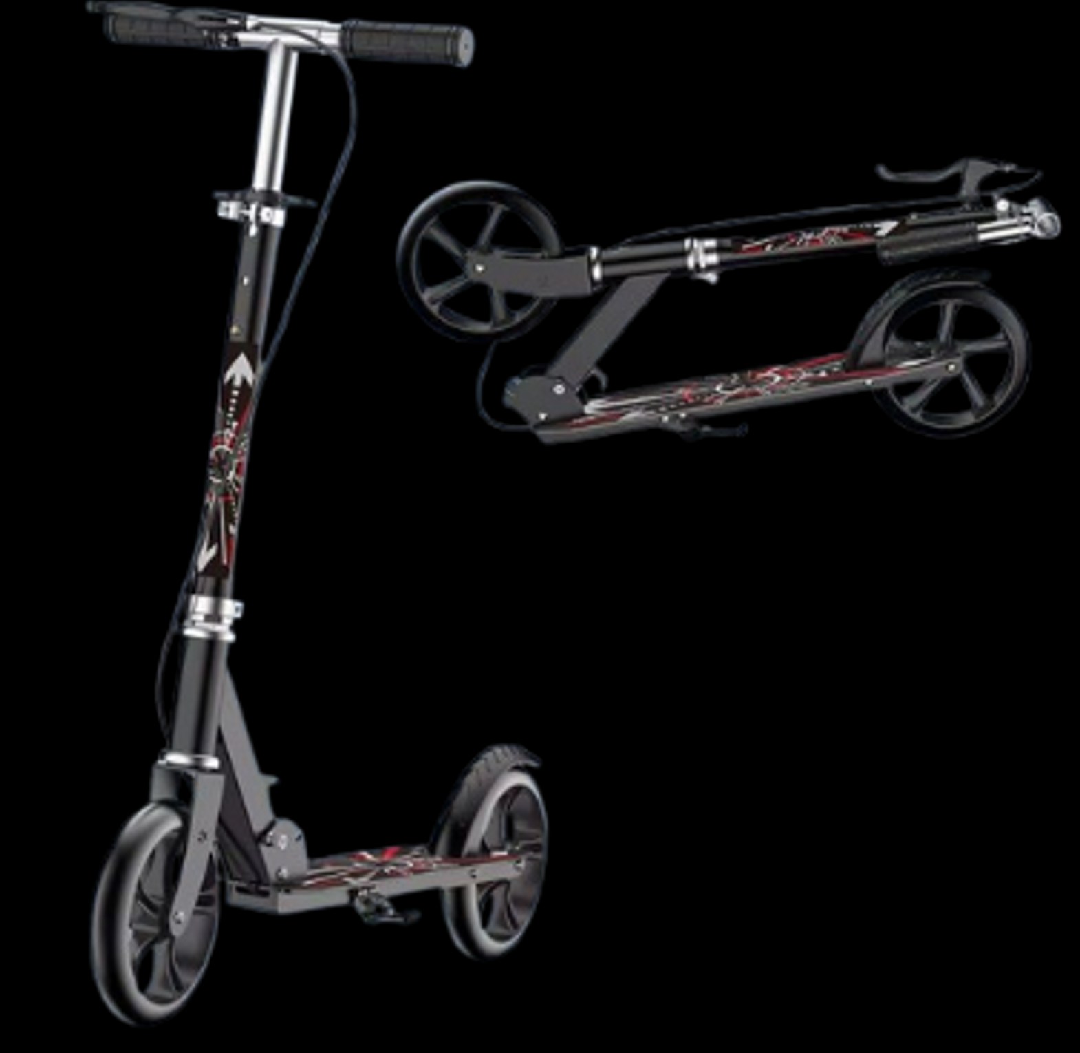 Foldable Adjustable Scooter For 8YRS To Adult Kick Scooter With Hand break image
