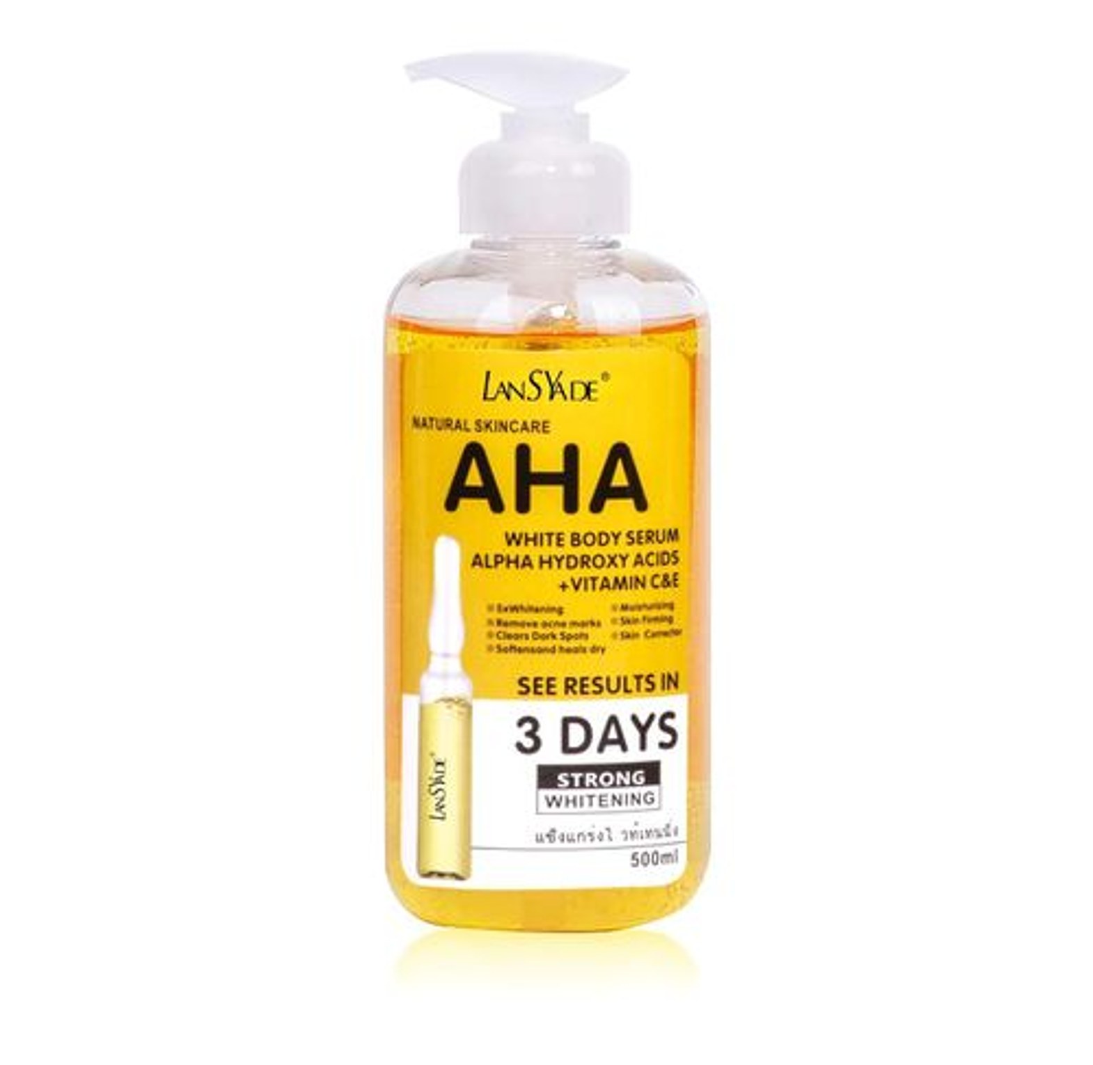 AHA White Body Serum image
