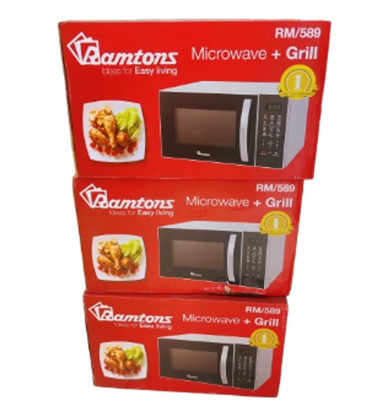 Ramtons RM/458 - Digital Glass Microwave With Grill Capacity 23 ltrs image