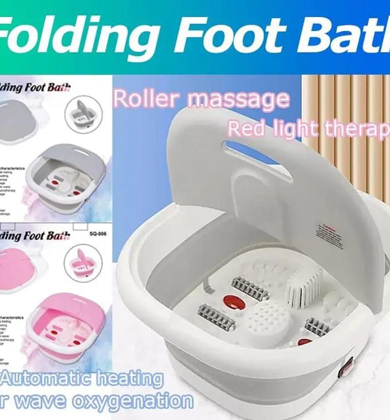 Portable Silicone Folding Electric Foot Bath image