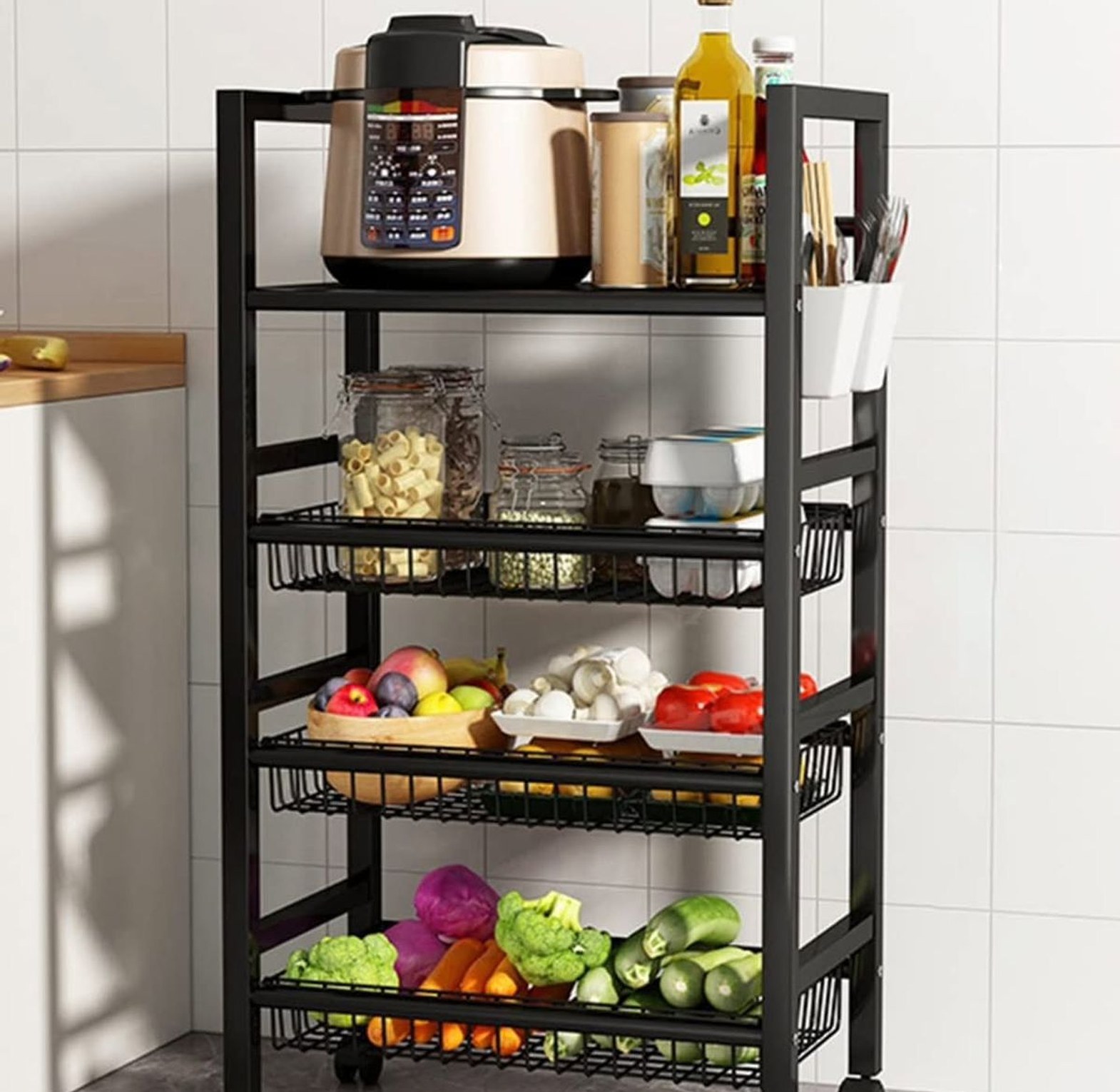 4 tier rolling organizer image