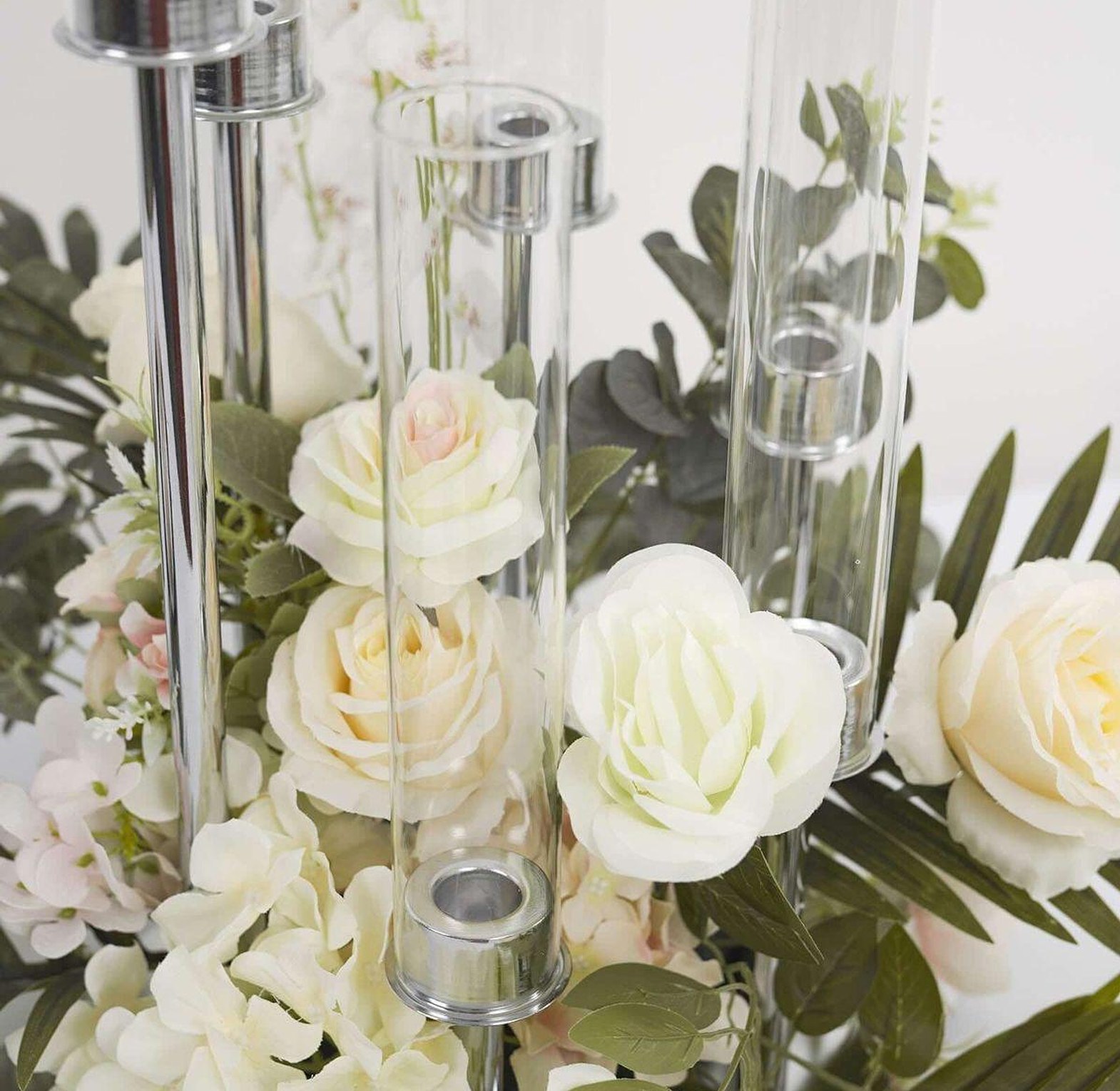 Modern creative clear glass vase - 60cm image