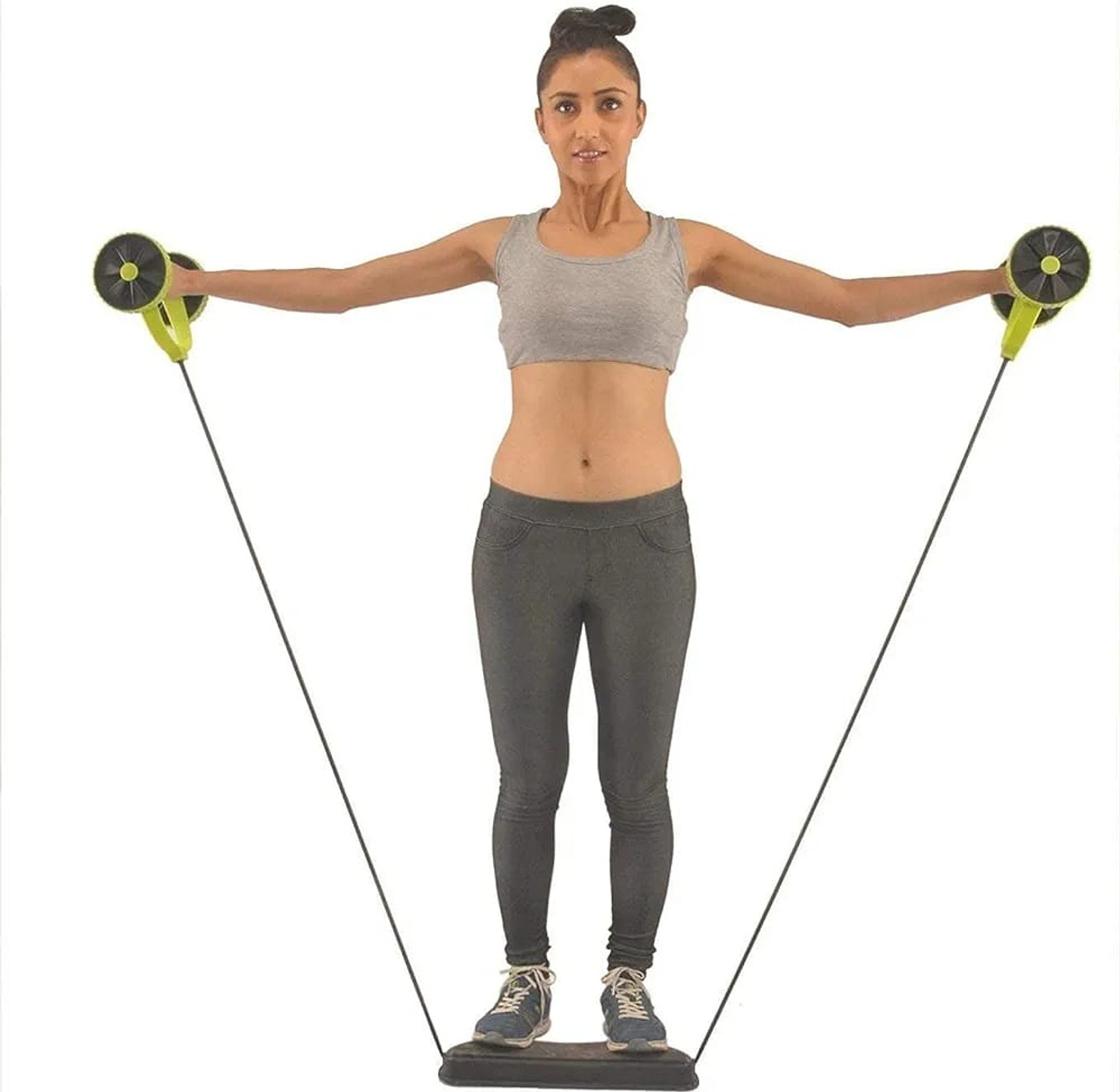 Revoflex Extreme Exercise Roller -Green &Black image