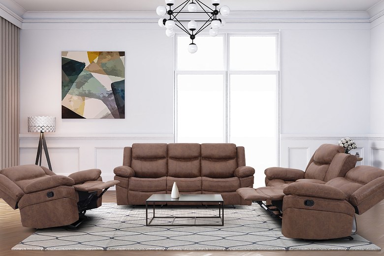 ATLANTA 7 Seater Fabric Recliner (3+2+1+1) image