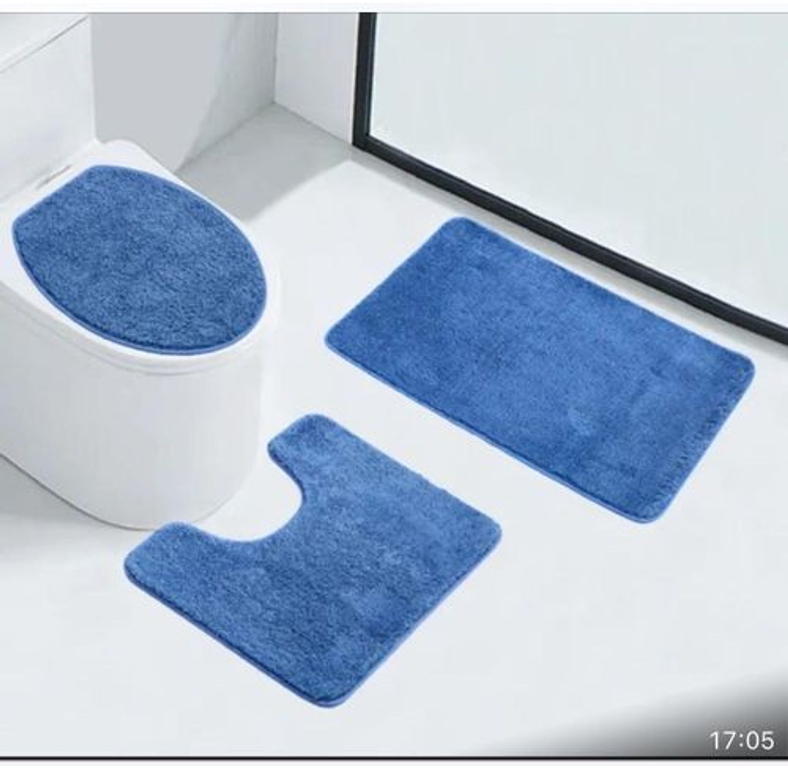 TOILET MAT. Super absorbent 3 pcs Bathroom/Toilet mats image