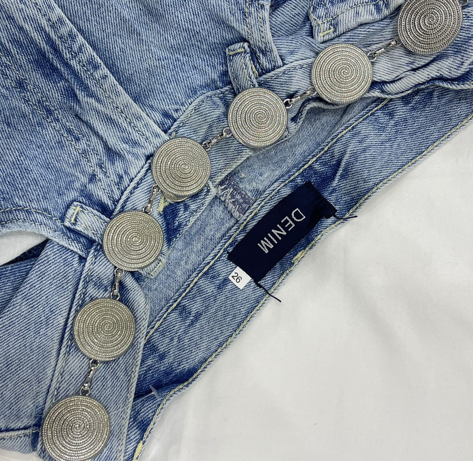 Spiral Medallion Chain Belt image