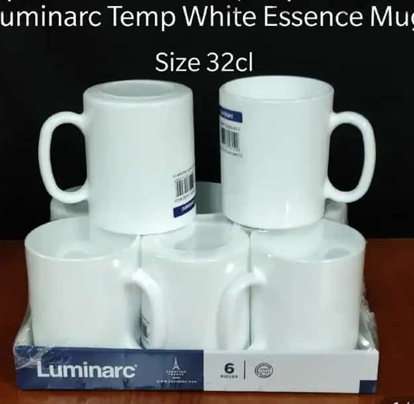 Luminarc Set of 6 Essence Cups Best Quality  image