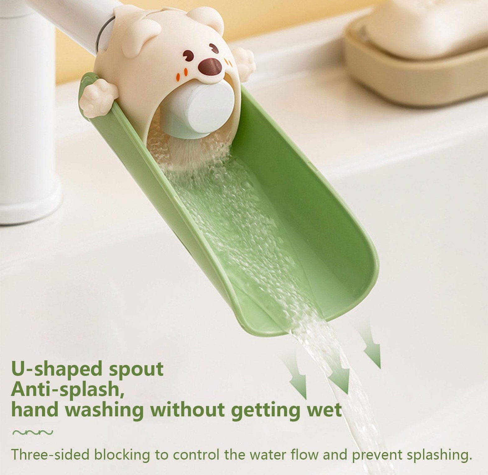 Cartoon Animal Faucet Extender for Kids image