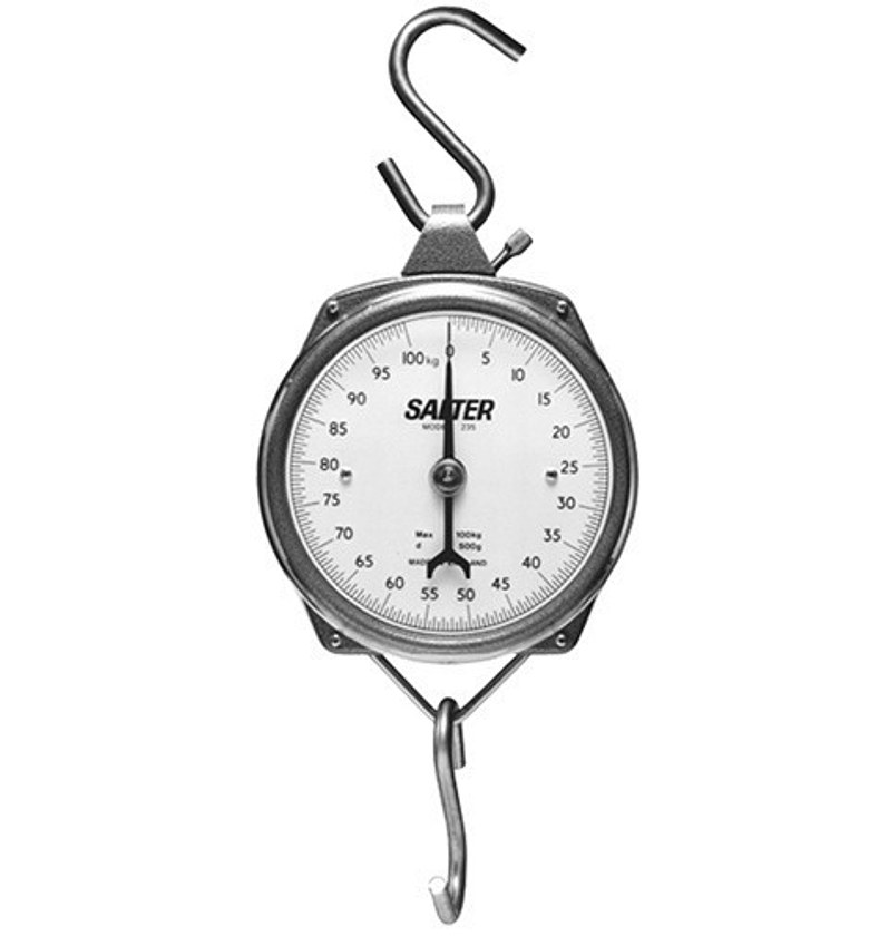 Small salter hanging scale image