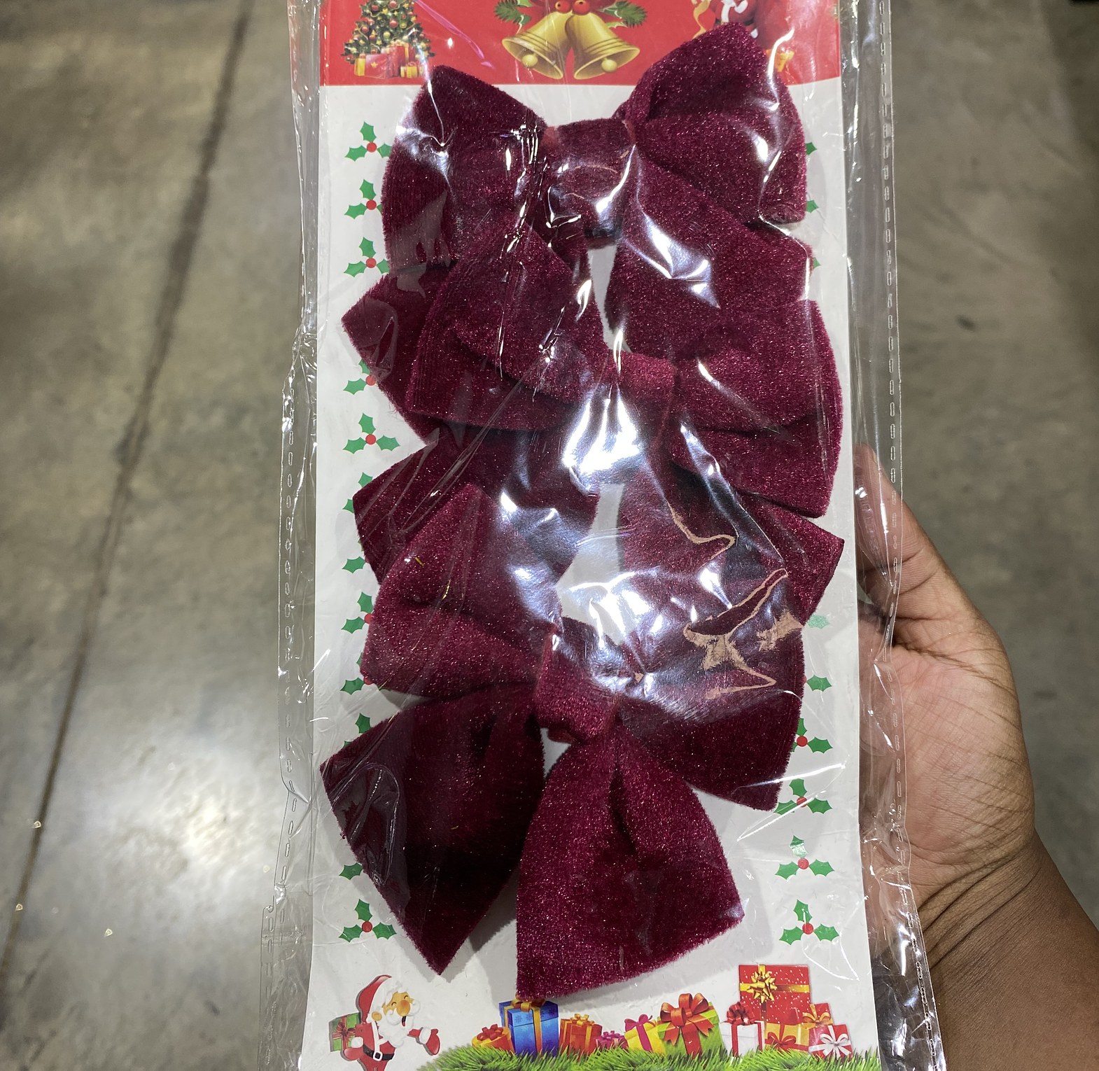 Christmas bow decoration  image