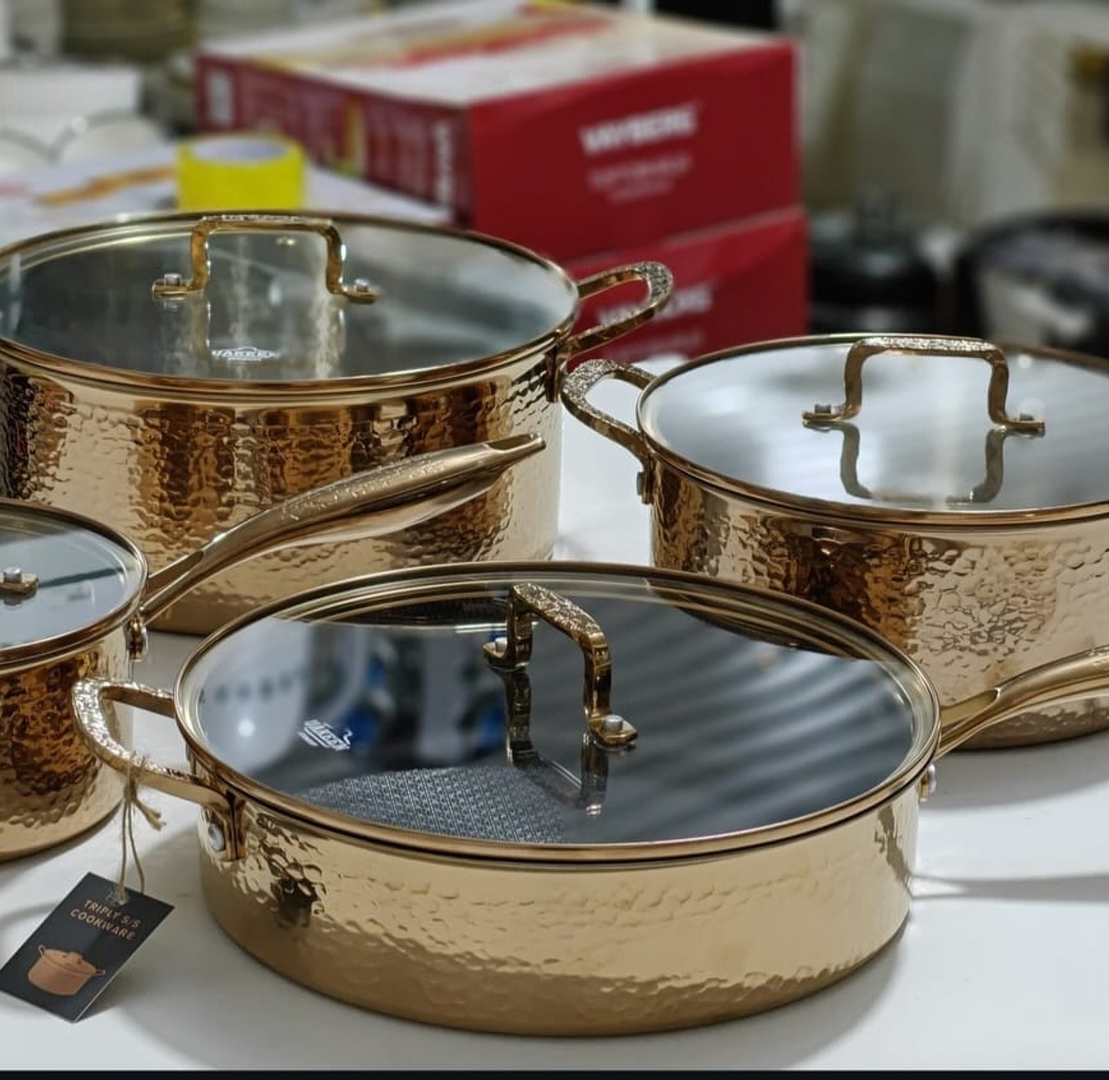 UAKEEN Germany 🇩🇪 8PCS Golden Cookware Set (VK 99 image
