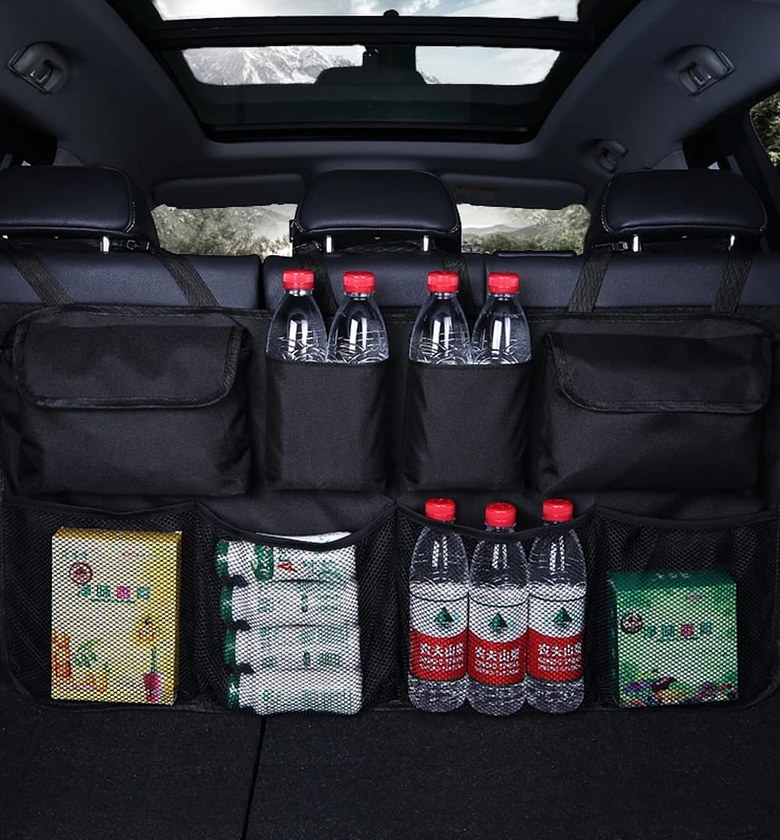 Car Boot Organizer Backseat Hanging Storage Bag for SUVs & Hatchbacks – Heavy Duty Space Saver image
