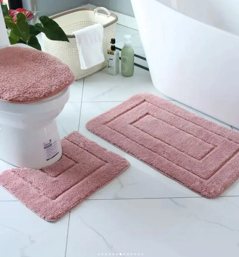 3pcs Bathroom mats image