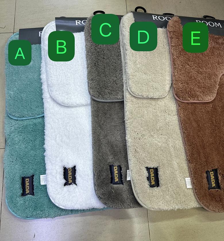 3pc High quality bathroom mats image