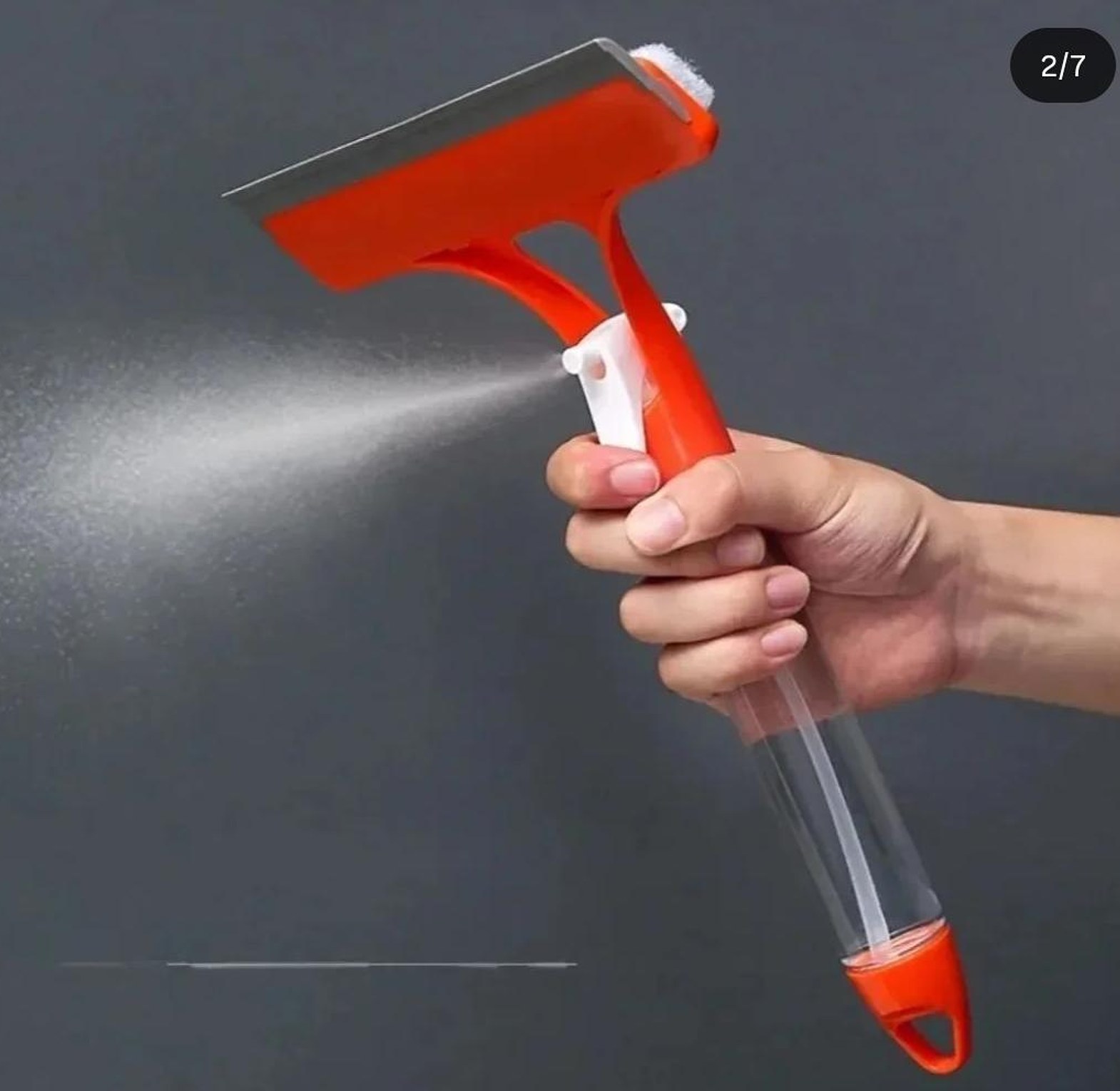 3-in-1 Car Spray Double Sided glass Wiper/squeegee image