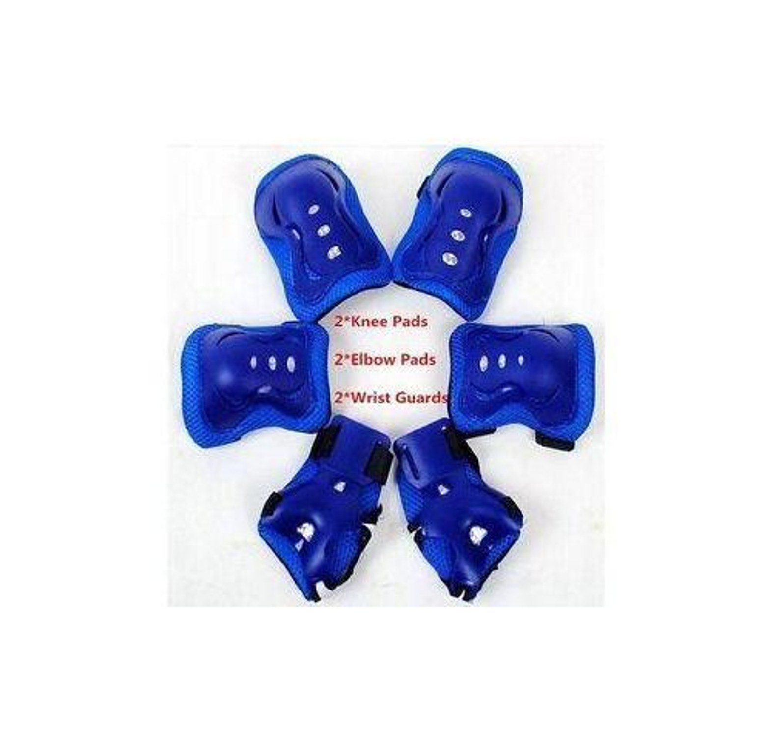 6-in-1 Kids Protective Gear Set – Includes 2 knee pads, 2 wrist guards, and 2 palm guards or gloves image