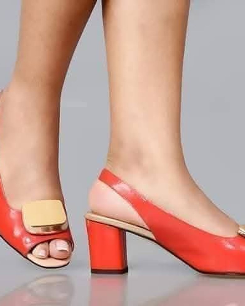 Turkish Premium Pure Leather Shoes – Vibrant Orange image