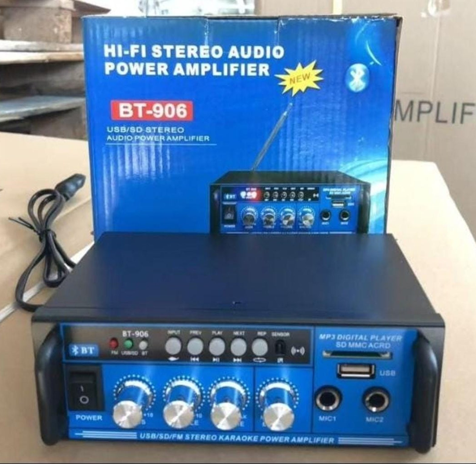 BT-906 Hi-Fi Stereo Audio Power Amplifier.  image