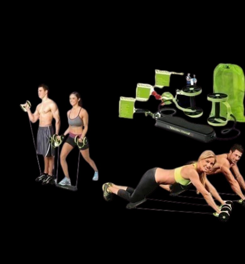 Revoflex Extreme Exercise Roller -Green &Black image