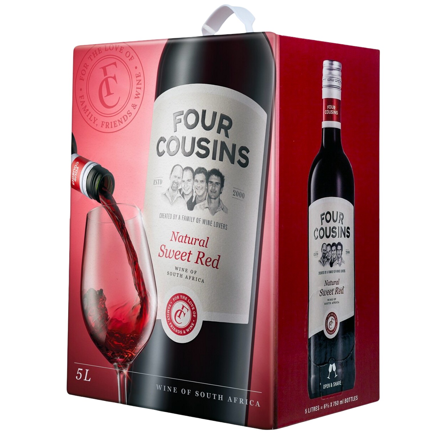 Four Cousins Natural Sweet Red  image