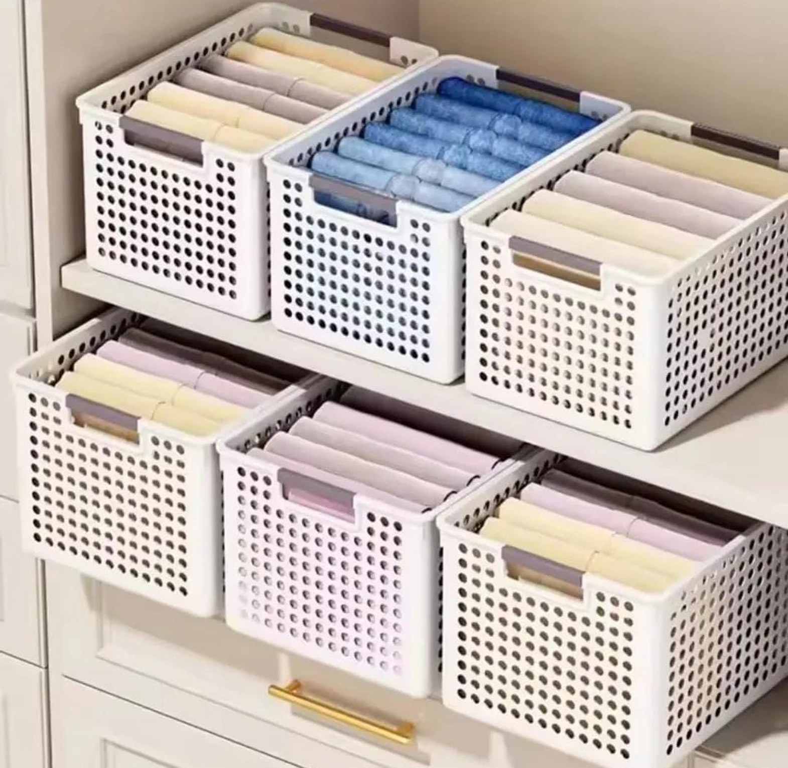 Pantry storage baskets image