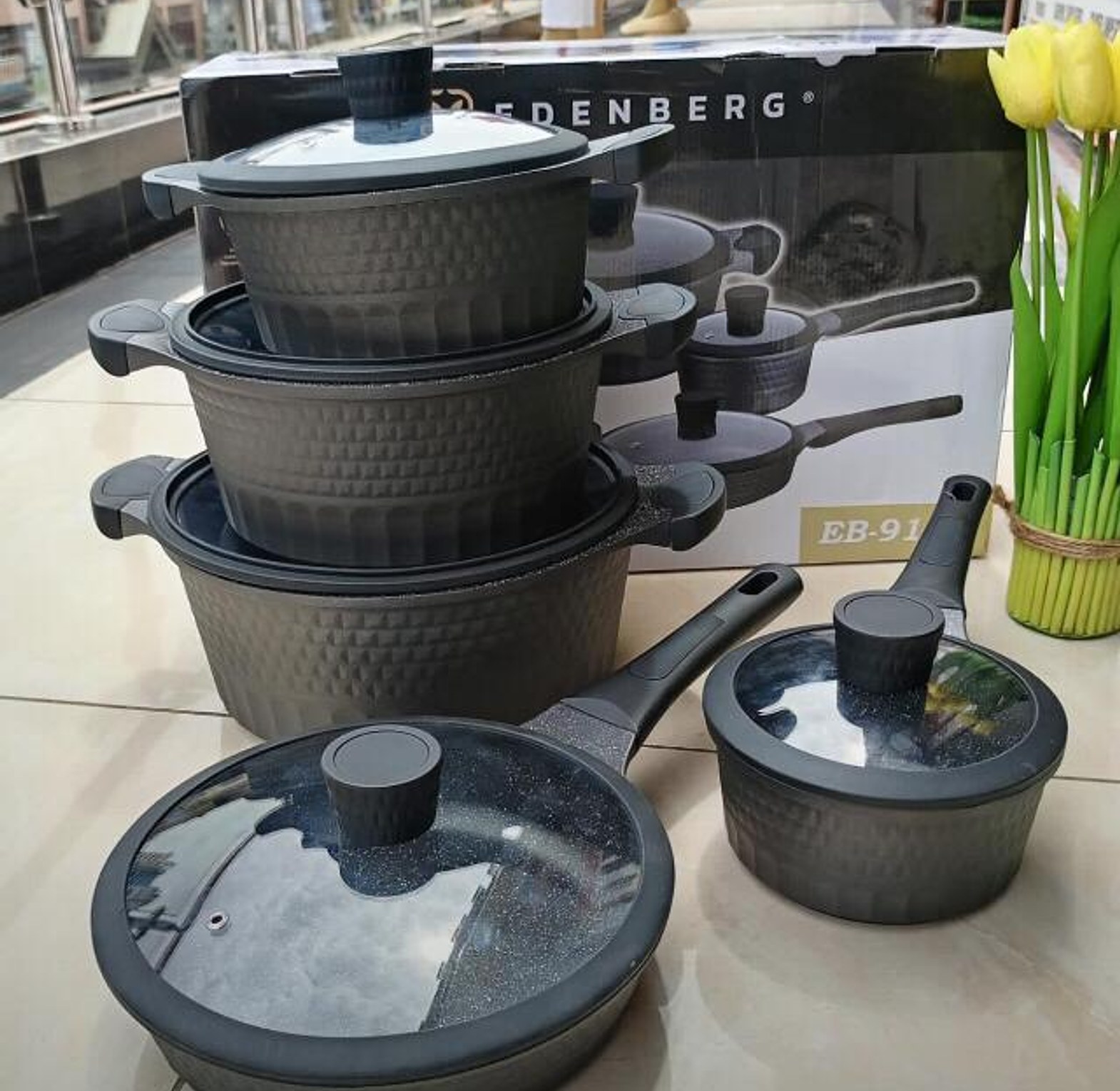 Quality Affordable 10 pc Edenburg Cookerware set  image