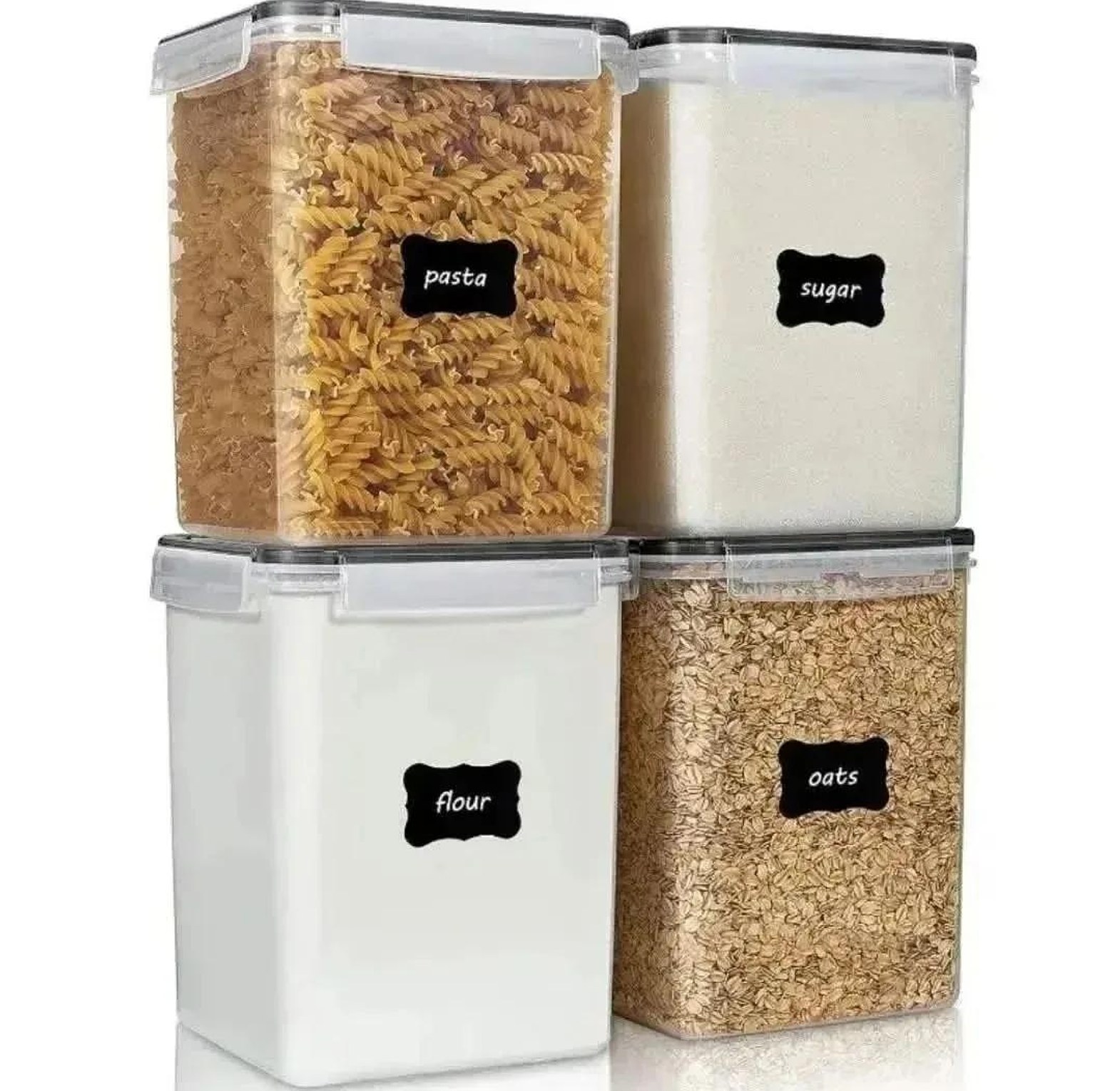 4pcs BPA-Free Airtight Food Storage Containers image