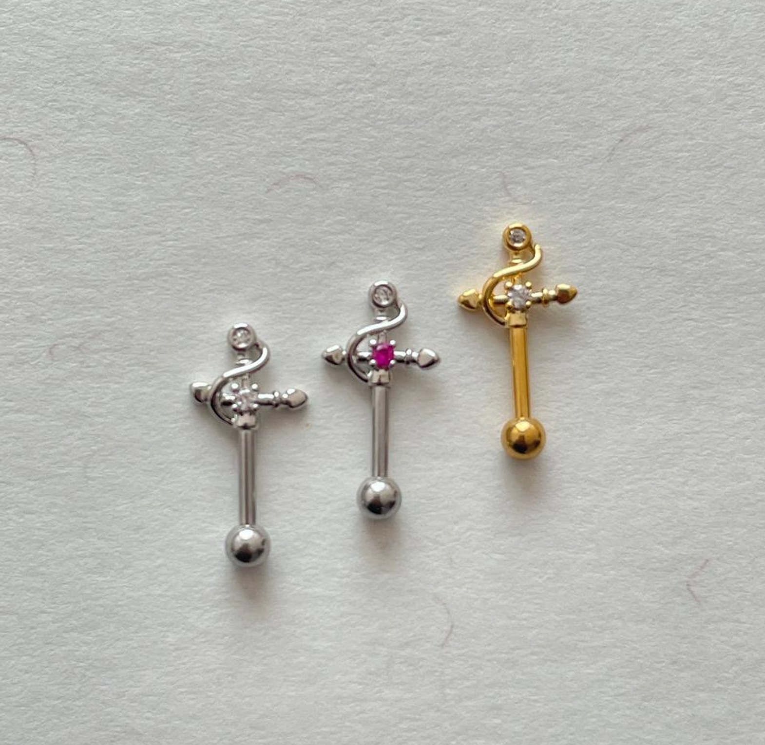 Celestial Sword Helix Piercing Stud image