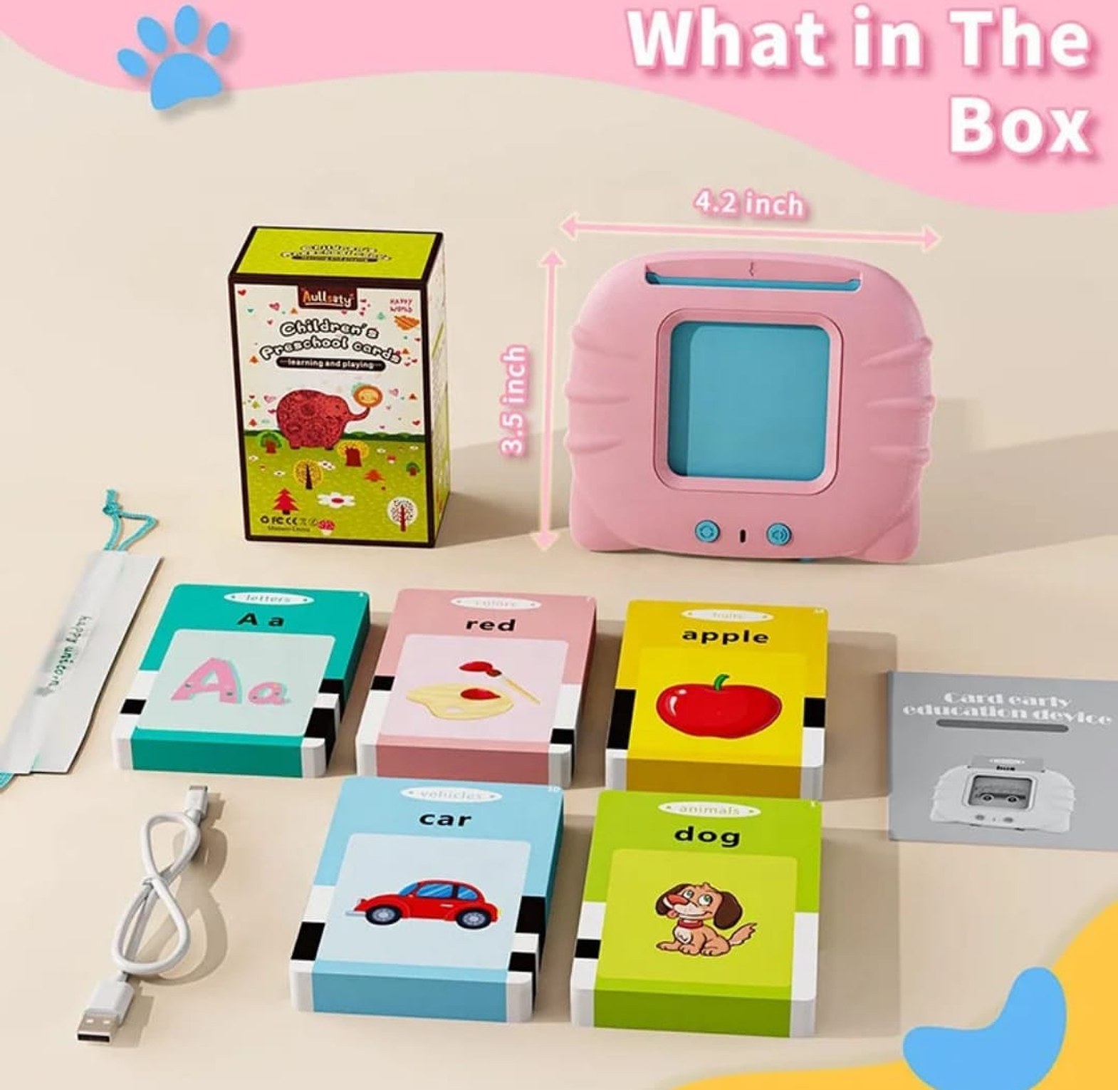 Talking Flash Card Learning Toy, Card Machine image