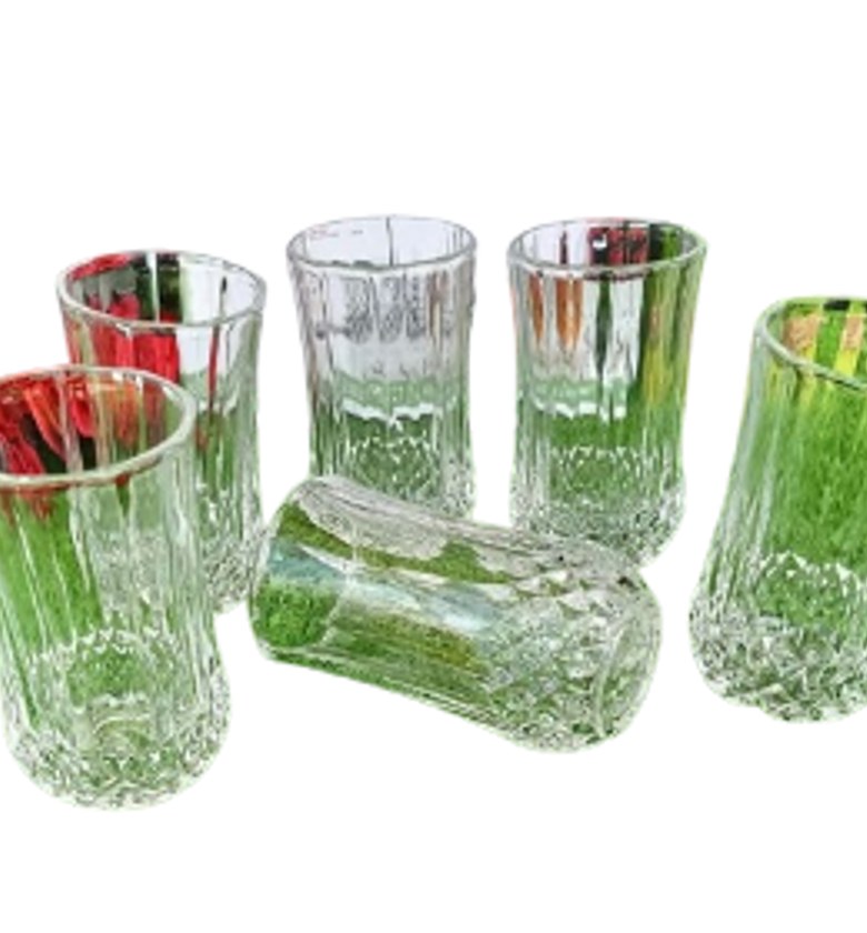 Long Diamond glasses Set 6 Pcs image