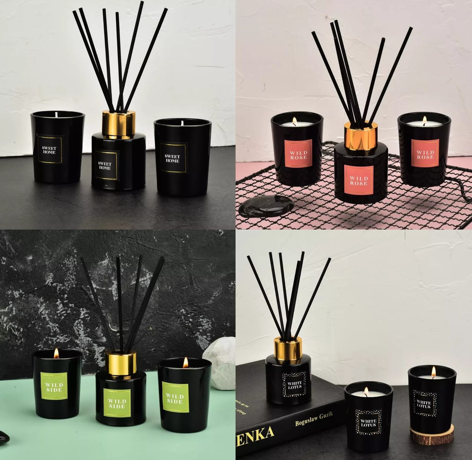50ml reed diffuser + 2pc scented candles image