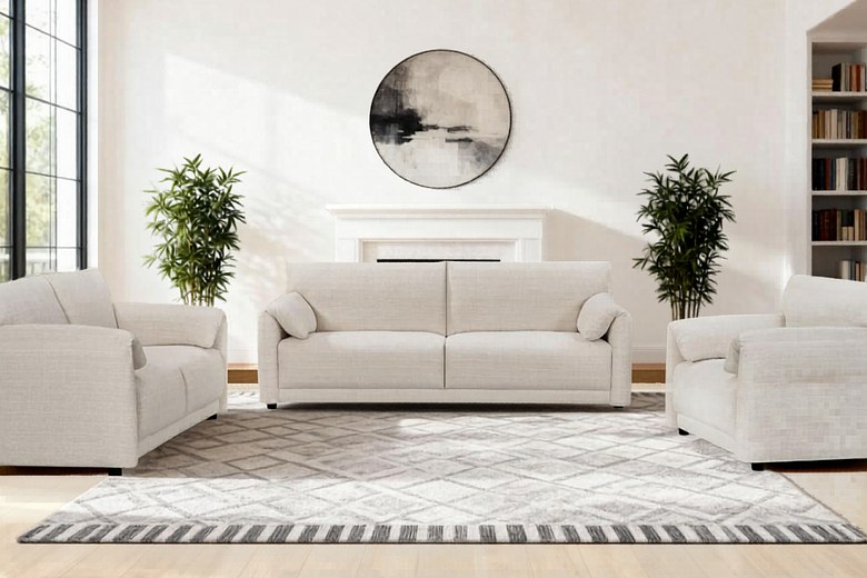 LINDY 6 Seater Fabric Sofa (3+2+1) image