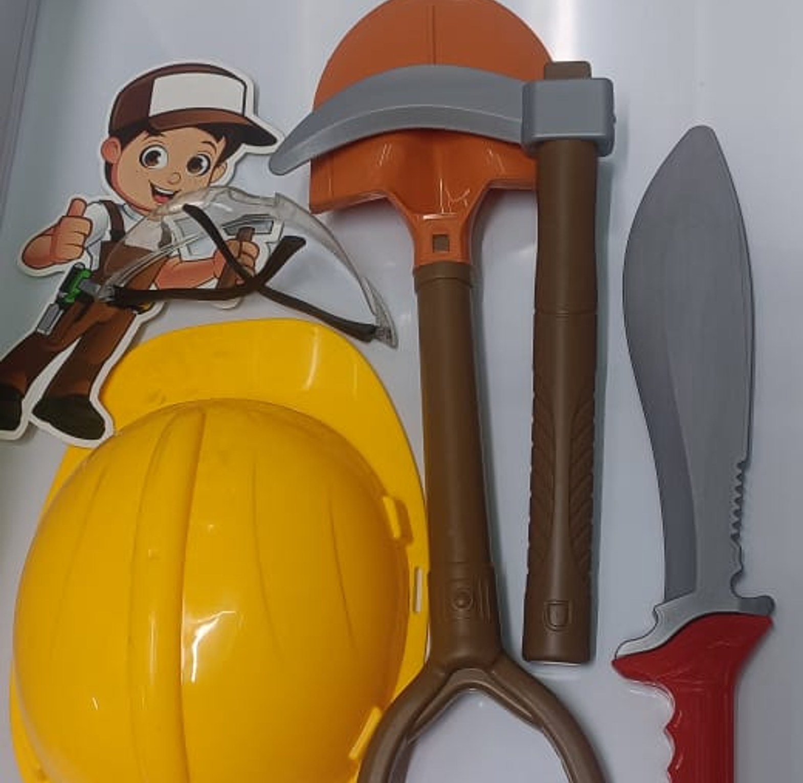 Construction Engineer Toy Set, Children's Pretend-Play Builder Set image