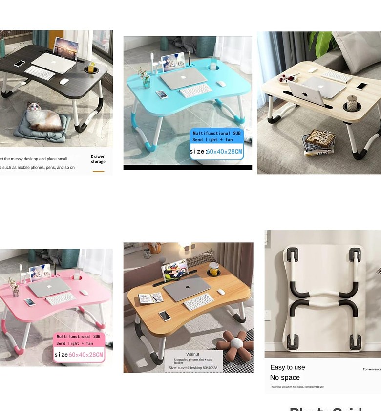 Multipurpose Breakfast and Laptop Table image